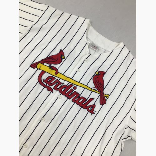 セントルイス・カージナルス 応援グッズ SIZE M/L ホワイト Budweiserロゴ ユニフォーム レプリカ