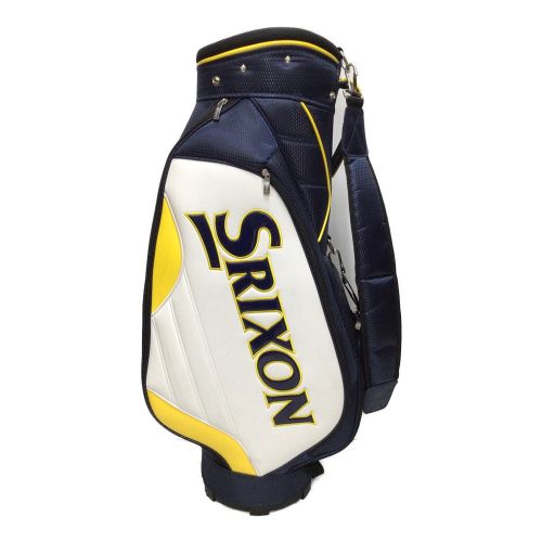 SRIXON(DUNLOP) (ダンロップ) キャディバッグ ネイビー×ホワイト カート型