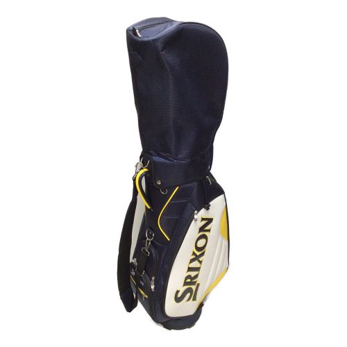 SRIXON(DUNLOP) (ダンロップ) キャディバッグ ネイビー×ホワイト カート型