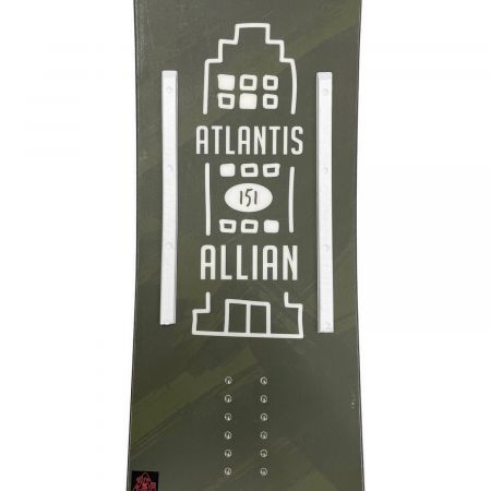 ALLIAN (アライアン) スノーボード 151cm 22-23 ダブルキャンバー ATLANTIS