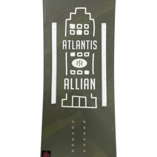 ALLIAN (アライアン) スノーボード 151cm 22-23 ダブルキャンバー ATLANTIS