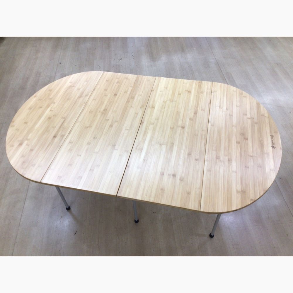 品質保証定番スノーピーク　フォールディングテーブルオーバル竹　新品未使用 テーブル/チェア