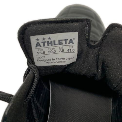 ATHLETA (アスレタ) サッカースパイク メンズ SIZE 25.5cm ブラック O-Rei Futebol A002 元箱付 10007