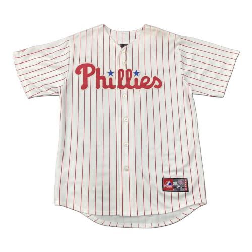 フィラデルフィア・フィリーズ 応援グッズ SIZE M ホワイト ライアン・ハワード【6】 ユニフォーム レプリカ