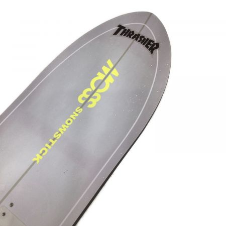 MOSS (モス) スノーボード ライトグレー ステッカーカスタム 2x4 ロッカー 58SW NK Free surf edition