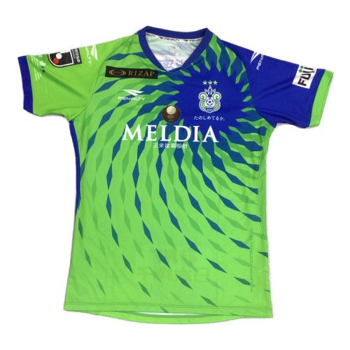 湘南ベルマーレ (ショウナンベルマーレ) サッカーユニフォーム SIZE L 黄緑xブルー 2020年 PENALTY レプリカ