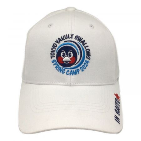 東京ヤクルトスワローズ (トウキョウヤクルトスワローズ) 応援グッズ SIZE Free ホワイト 2024年春季キャンプ MIZUNO 帽子