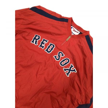 ボストン・レッドソックス (ボストンレッドソックス) 応援グッズ SIZE XL レッド MLBマーク Majestic ウィンドブレーカー オーセンティック