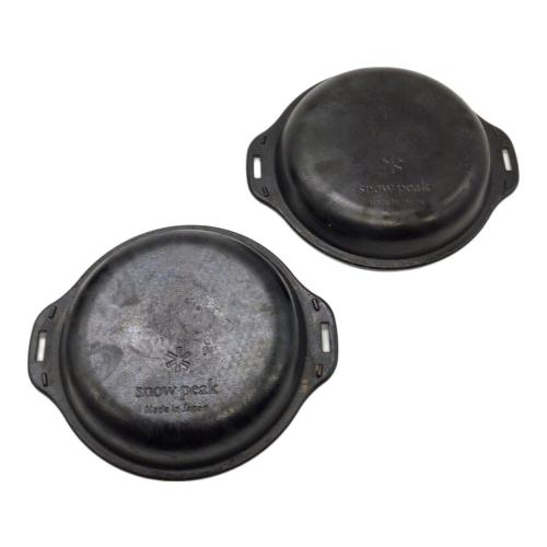 Snow peak (スノーピーク) ダッチオーブン ケース付 CS-550 コンボダッチデュオ