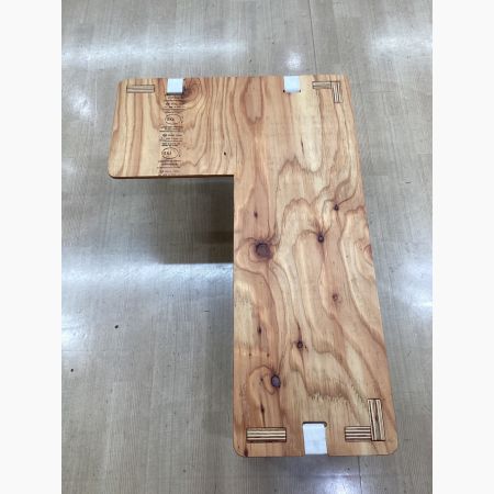 【値下げ美品】YOKA(ヨカ) L-TABLE 2台セット ウッドテーブル 値下げ美品】YOKA(ヨカ) L-TABLE 2台セット ウッドテーブル