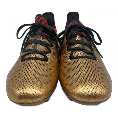 adidas (アディダス) サッカースパイク メンズ SIZE 27cm ゴールドxレッド エックス 17.1 ケース付 CQ1974 未使用品