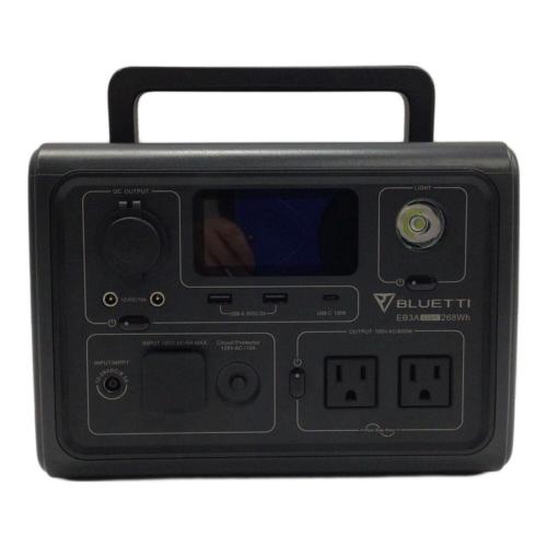 BLUETTI (ブルーティ) ポータブルバッテリー 268Wh ソーラパネル動作未確認 EB3A 未使用品