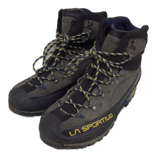 LA SPORTIVA (スポルティバ) トレッキングシューズ メンズ SIZE 約28.5CM(EU44) ブラック×グレ トランゴアルプエボGTX 11N