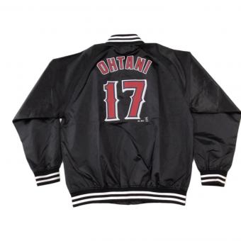 ロサンゼルスエンゼルス 応援グッズ SIZE XL ブラック 大谷 翔平【17】 Majestic ジャケット