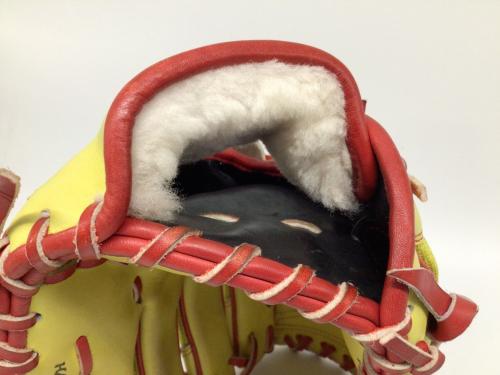 MIZUNO (ミズノ) 軟式グローブ 約31cm イエロー 波賀ジャパン オーダーグラブ ケース付 Mizuno Pro 投手用