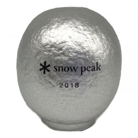 Snow peak (スノーピーク) アウトドア雑貨 シルバー 2018年 雪峰だるま