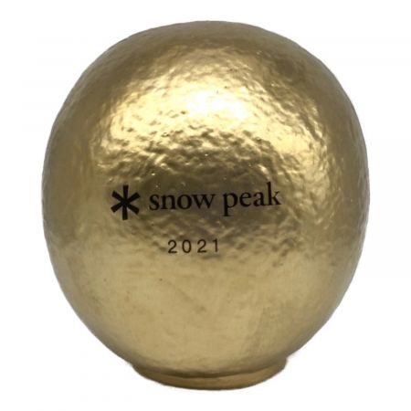 Snow peak (スノーピーク) アウトドア雑貨 ゴールド 2021年 雪峰ダルマ