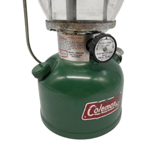 Coleman (コールマン) ガソリンランタン 最終型グリーン 200A 1983年2月製 ヴィンテージ