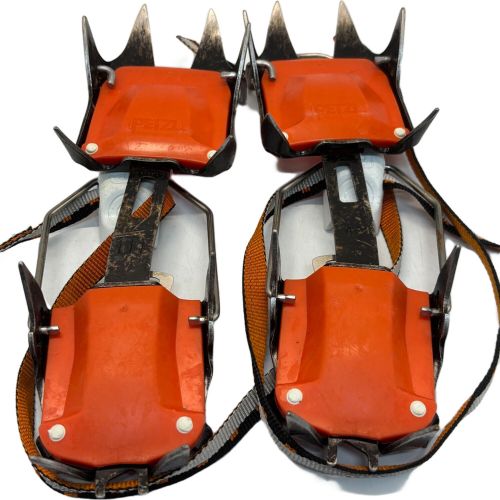 PETZL (ペツル) アイゼン オレンジ×ホワイト 10本爪 IRVIS｜トレファク