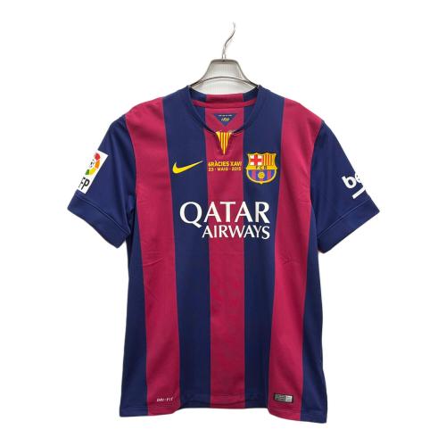 FCバルセロナ サッカーユニフォーム SIZE L レッドxネイビー シャビ・エルナンデス【6】14-15シーズンホーム 引退仕様ユニフォーム NIKE レプリカ
