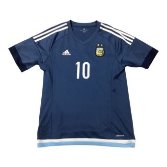 アルゼンチン代表 サッカーユニフォーム SIZE O ネイビー リオネル・メッシ【10】2015年アウェイ コパ・アメリカ adidas レプリカ