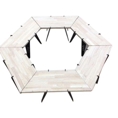 THE IRON FIELD GEAR (アイアンフィールドギア) 囲炉裏テーブル ヘキサウッドテーブル