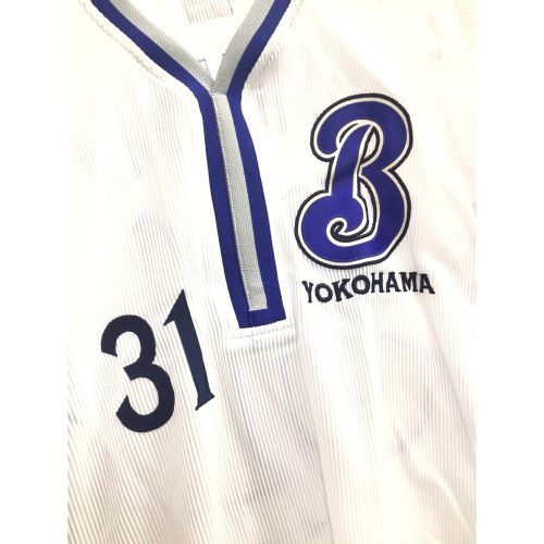 横浜DeNAベイスターズ (ベイスターズ) 応援グッズ SIZE M ホワイト 吉村裕基【31】NPBマーク 2009年ホーム DESCENTE ユニフォーム プロ仕様モデル