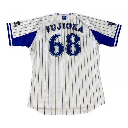 横浜DeNAベイスターズ (ベイスターズ) 応援グッズ SIZE L ホワイト 藤岡好明【68】2018年ホーム NPBマーク DESCENTE  ユニフォーム プロ仕様モデル｜トレファクONLINE