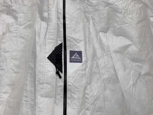 LOCUS GEAR (ローカスギア) シェルター ホワイト ジッパーカラー（ブラック）※ポール無 アポロ タイベック 300x300x180cm（グランデ） 2人用