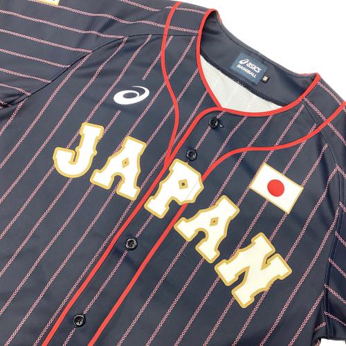 侍JAPAN (サムライジャパン) 応援グッズ SIZE M ネイビー 山﨑康晃【19】 ユニフォーム 東京オリンピック2021 ビジター レプリカ