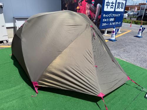 MSR (エムエスアール) ドームテント インナー・フライ共にヨゴレ有 旧モデル エリクサー3 約324×123×104cm 2～3人用 程度B 程度A スカートなし