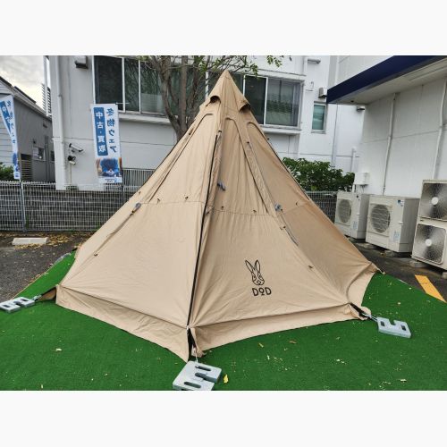 DOD (ディーオーディー) モノポールテント 廃盤品 T3-600-TN レンコンテント 約390×390×260cm 3～4人用 TC素材