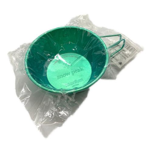 Snow peak (スノーピーク) シェラカップ ランドステーション白馬 グリーン チタンシェラカップ