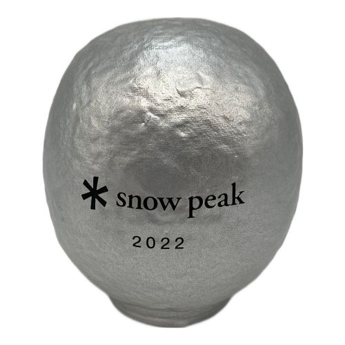 Snow peak (スノーピーク) アウトドア雑貨 シルバー 雪峰祭限定 だるま中