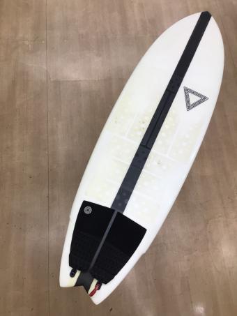 NO BRAND (ノーブランド) ショートボード 5'8''×20 1/4×2 3/8 31.391 @ RETRO FISH クアッドフィンタイプ