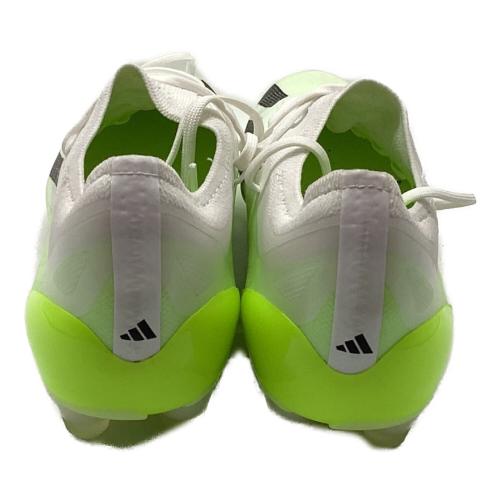adidas (アディダス) サッカースパイク メンズ SIZE 27.5cm ホワイトx黄緑 エックス クレイジーファスト.1 2023年モデル IE4205