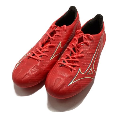 MIZUNO (ミズノ) サッカースパイク ユニセックス SIZE 27.5cm レッド ミズノアルファ ELITE 2023年モデル P1GA236264