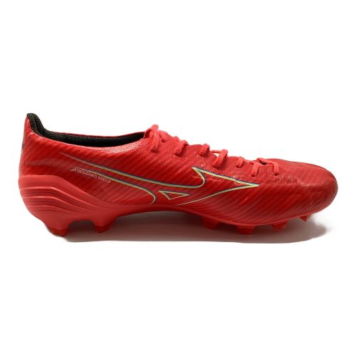 MIZUNO (ミズノ) サッカースパイク ユニセックス SIZE 27.5cm レッド ミズノアルファ ELITE 2023年モデル P1GA236264