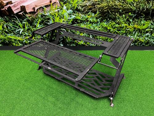 NATURE TONES (ネイチャートーンズ) アウトドアテーブル ブラック ヘビースタンド