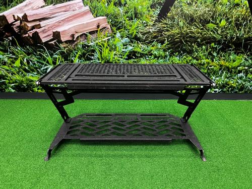 NATURE TONES (ネイチャートーンズ) アウトドアテーブル ブラック ヘビースタンド