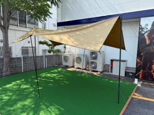 SOTOLABO (ソトラボ) レクタタープ サンドカラー cotton KOKAGE Tarp(コットンコカゲタープ) 約400×300cm コットン素材