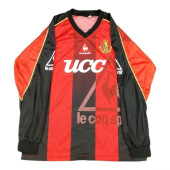 名古屋グランパス (ナゴヤグランパス) サッカーユニフォーム メンズ SIZE XL レッド 推定2007～2009年 トレーニングウェア le coq sportif レプリカ