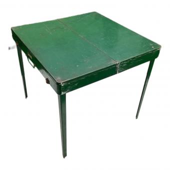 Coleman (コールマン) アウトドアテーブル ヴィンテージ 製造年数推定1950年代 グリーン メタルピクニックテーブル テーブルのみ