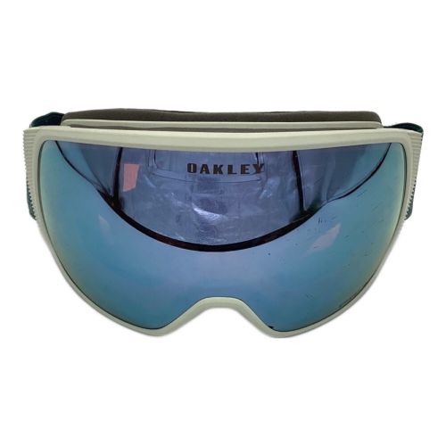 OAKLEY (オークリー) ゴーグル レンズキズ有 ケース付 フライトデッキ オレンジ(イエロー)レンズ