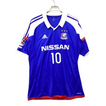 横浜F・マリノス (ヨコハマエフマリノス) サッカーユニフォーム メンズ SIZE 3XO ブルー 2016カップ 【10】中村俊輔