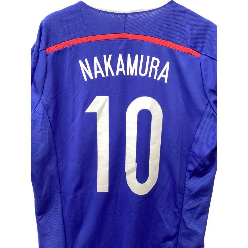 横浜F・マリノス (ヨコハマエフマリノス) サッカーユニフォーム メンズ SIZE 3XO ブルー 2014ACL 中村俊輔【10】