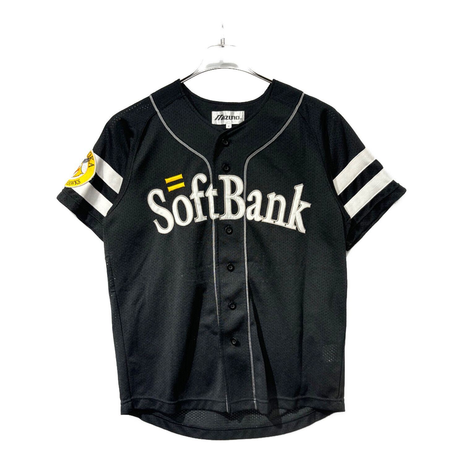 福岡ソフトバンクホークス (フクオカソフトバンクホークス) 応援グッズ SIZE M ブラック 斉藤和巳【66】 ユニフォーム ビジター  レプリカ｜トレファクONLINE