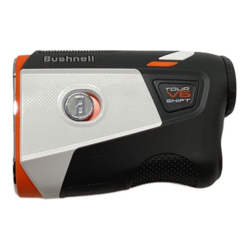 Bushnell (ブッシュネル) ゴルフ距離測定器 ホワイト 箱・ケース付 ピンシーカーツアーV6シフトジョルト