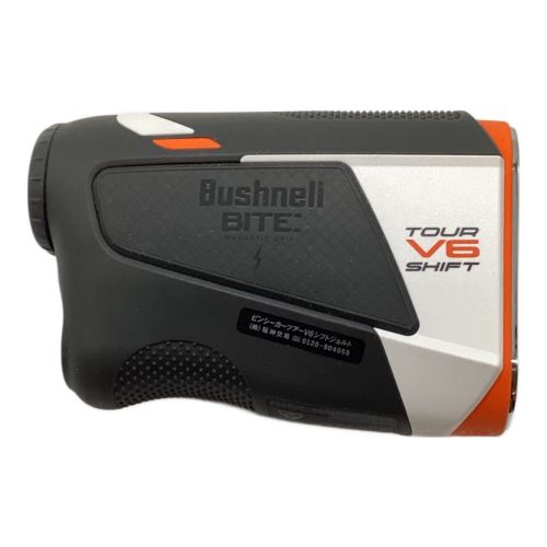 Bushnell (ブッシュネル) ゴルフ距離測定器 ホワイト 箱・ケース付 ピンシーカーツアーV6シフトジョルト