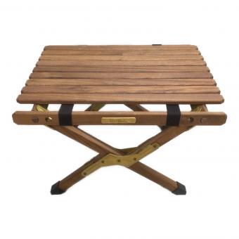 NORAs (ノラズ) アウトドアテーブル ウォールナット 真鍮金具 サイドテーブル